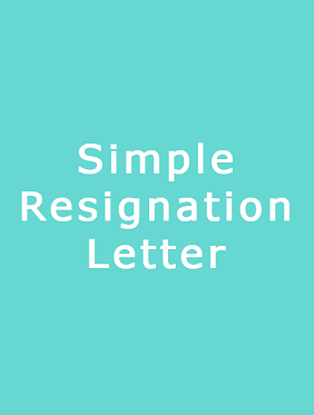 Simple-resignation-letter