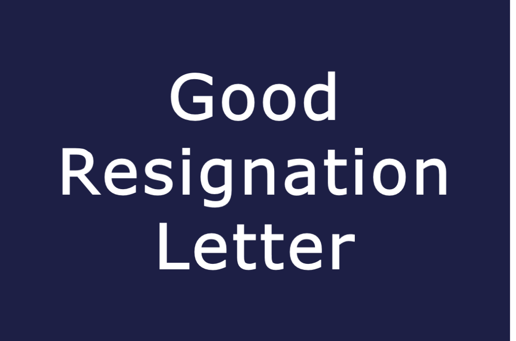 good-resignation-letter