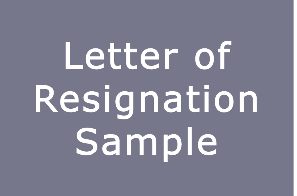 letter-of-resignation-sample