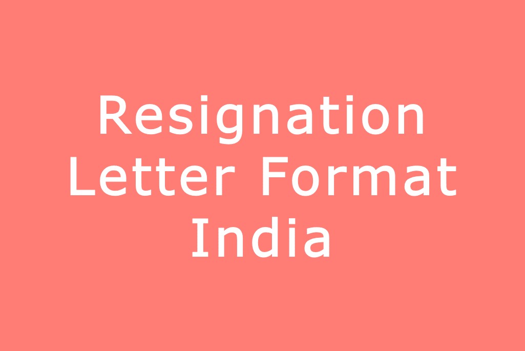 resignation-letter-format-india