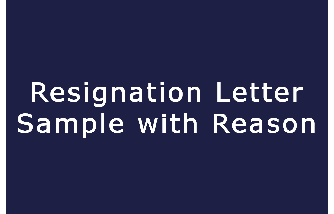 Resignation Letter Sample For Software Engineer In India