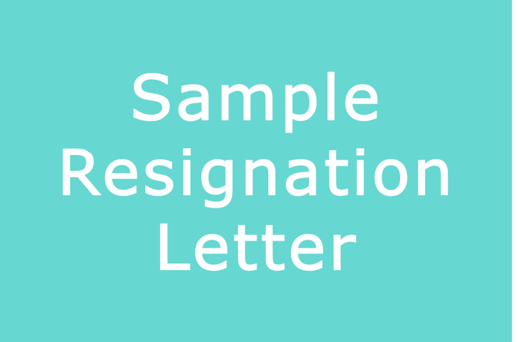 sample-resignation-letter